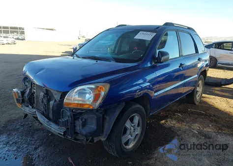 2007 Kia Sportage Lx z USA, uszkodzony, nr VIN KNDJF724377304209